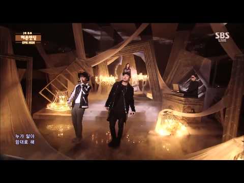 [1080p] 141109 EPIK HIGH Feat 2ne1 MINZY - HAPPEN ENDING @ Inkigayo