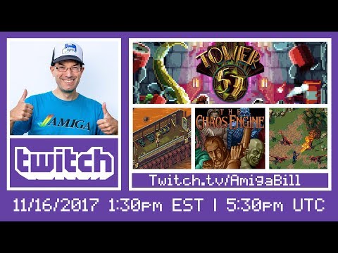 11/16/2017 - Commodore Amiga - Chaos Engine & Tower 57
