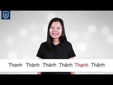 practice pronunciation with "thanh"