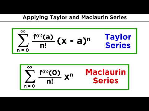 Taylor and Maclaurin Series