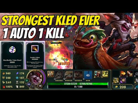 1 Auto = 1 Shot 💥 100% HP Deleted | Strongest Kled EVER | A to Z