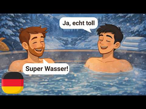 10 Simple German Dialogues (With Subtitles) | A1-A2 | Mountain Vacation