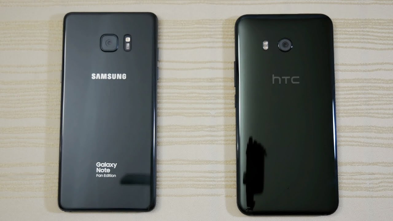 Galaxy Note FE vs HTC U11 - Speed Test! (4K)