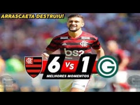 Flamengo 6x1 Goiás - Melhores Momentos COMPLETO - Campeonato Brasileiro 2019