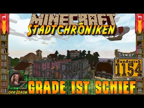 Minecraft #1154 -Stadtchroniken- Grade ist schief [HD+Deutsch]