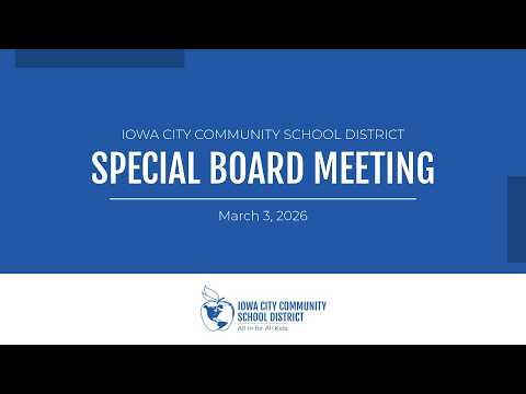 Special Board Meeting - 3/3/26