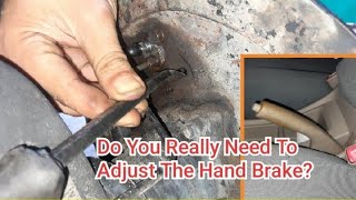 How to Adjust the Rear Brake Drum And Hand Brake Properly! Innova/Pajero