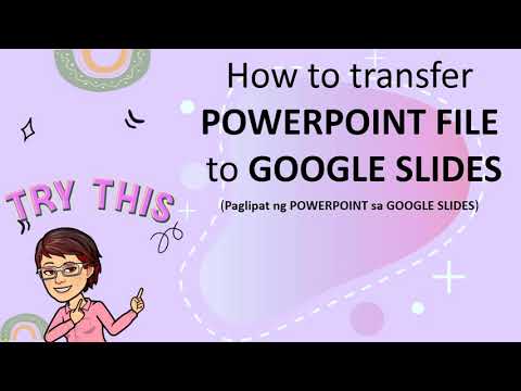 How to transfer POWERPOINT File to Google SLIDES