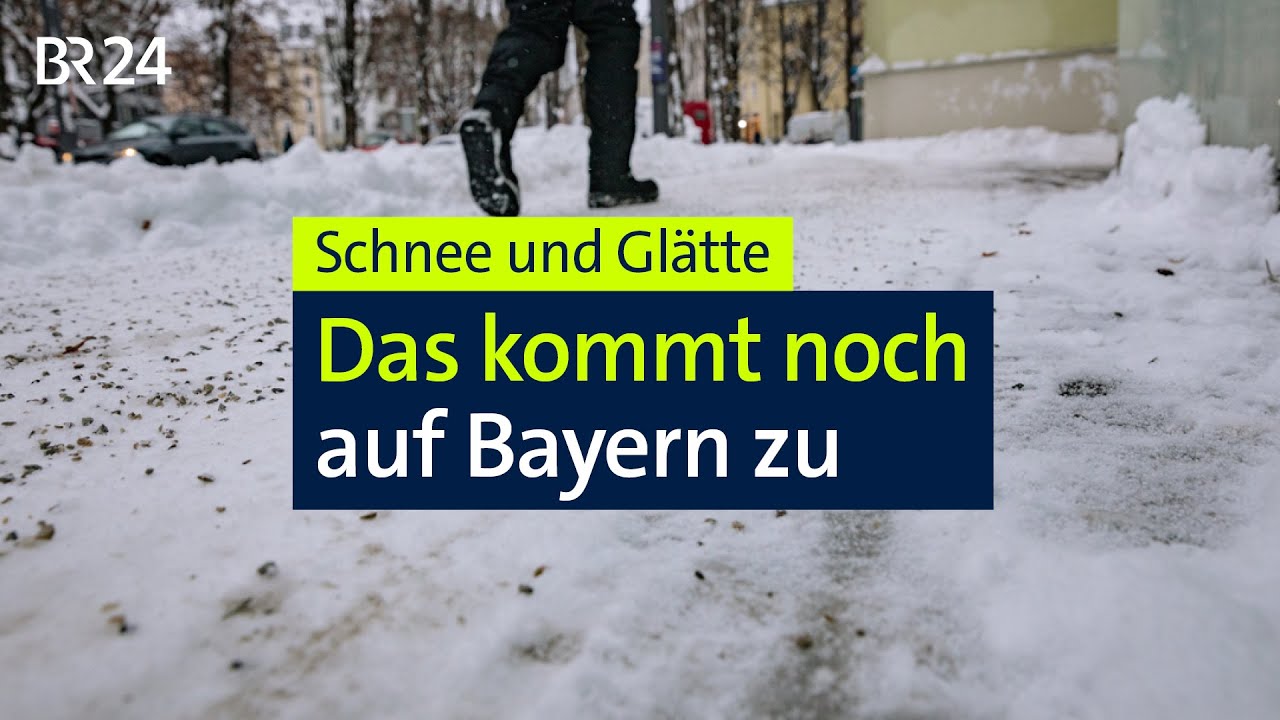 Schnee und Glätte: Das kommt noch auf Bayern zu | BR24