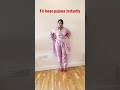 How To Fit Loose Pajama At Home No Sewing No Stitching Fashionhacks Shorts Krini SKreations