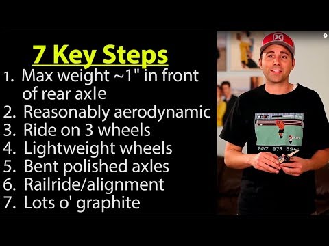 The Science of Making the Fastest Pinewood Derby