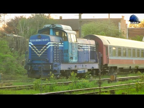 LDH 89-0309-1 la Manevra/Shunting in Gara Simeria Station pe Apus/on Sunset - 21 April 2017