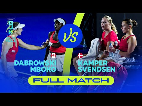 Dabrowski/Mboko (CAN) vs Kamper/Svendsen (DEN) | 2025 Billie Jean King Cup Play-offs | FULL MATCH