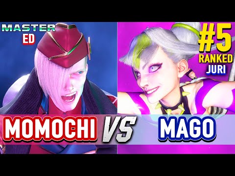 SF6 🔥 MOMOCHI (Ed) vs MAGO (#5 Ranked Juri) 🔥 Street Fighter 6 High Level Gameplay