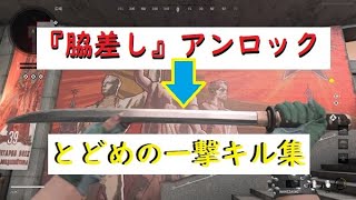 【COD:BOCW】『脇差し』アンロックチャレンジ　配信の続き、とどめの一撃キル集