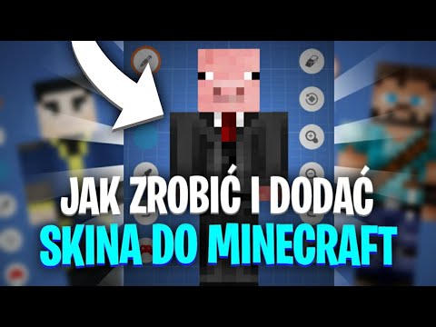 Jak zrobić i dodać skina do Minecraft na telefonie | Miker