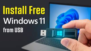 How To Install Windows 11 From USB Flash Drive | Step by Step