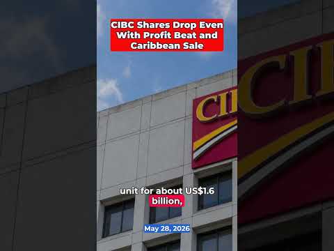 CIBC Shares Drop Even With Profit Beat and Caribbean Sale
