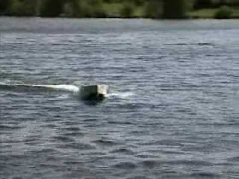 Large scale scratch built 58" 42cc rc boat