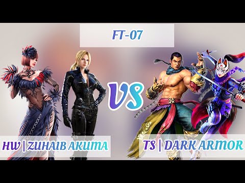 HW | Zuhaib Akuma ( Anna,Nina ) VS TS | Dark Armor ( Kunimitsu,Feng ) FT 07 | Tekken 7 Pakistan 🇵🇰
