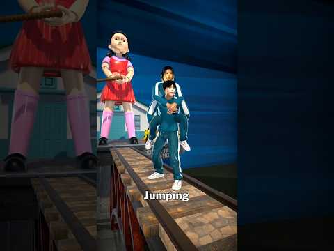 How to Save Player 222 in Jump Rope Squid Game? 🤔 #shorts #squidgame #jumprope