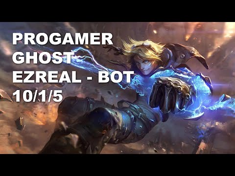 Progamer Ghost Bot Ezreal vs Varus - KR Challenger Rank Game