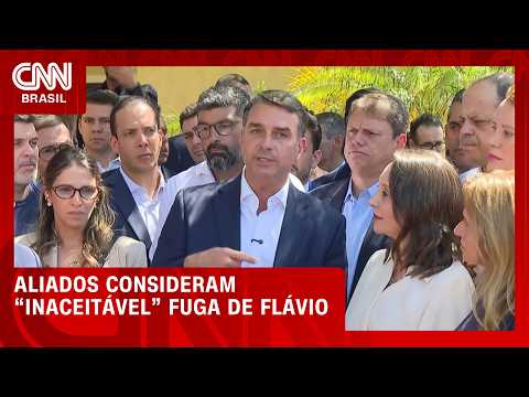 Aliados consideram “inaceitável” possível fuga de Flávio do Brasil; entenda | CNN 360°