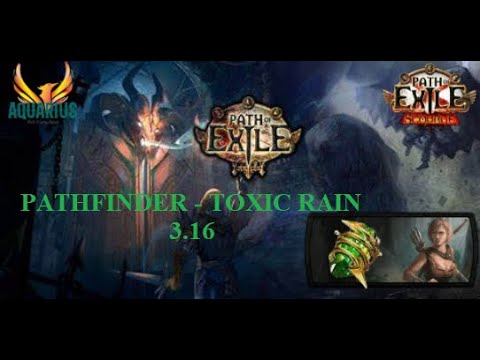 Ranger - Pathfinder - Toxic Rain levelling SSF HC  10 ACT / Path of Exile.