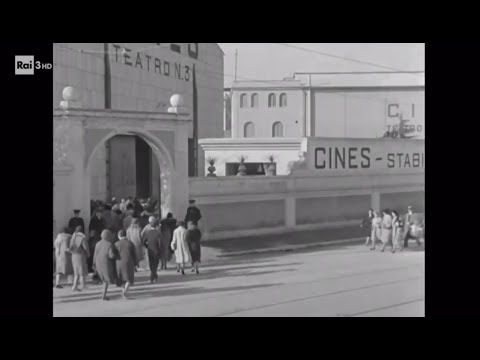 Gli Studi della Cines di via Veio a Roma. Dal film "La stella del cinema" (1931)