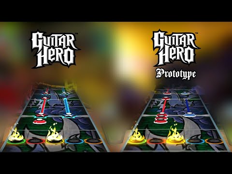 Guitar Hero 1 Prototype - "Fly on the Wall" Chart Comparison