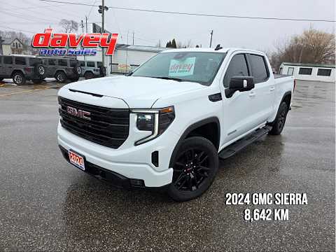 2024 GMC Sierra 1500 Crew Cab Short Box 4-Wheel Drive Elevation in White for sale at Davey Auto Sales Oshawa South in Oshawa, ON