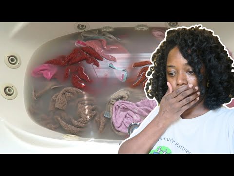 Laundry STRIPPING for the first time // Oddly Satisfying Laundry CLEAN WITH ME