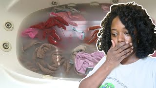 Laundry STRIPPING for the first time // Oddly Satisfying Laundry CLEAN WITH ME