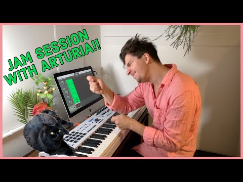 Quick Unboxing & 1st Impressions of Arturia KeyLab 88 MK II + JAM SESSION!!!