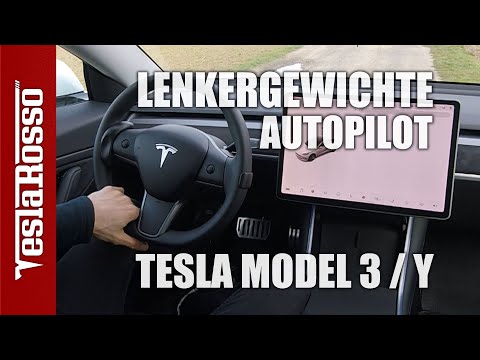 Tesla Model 3 Y Lenkergewicht Autopilot dirty little helper + Danke an 500 Abos