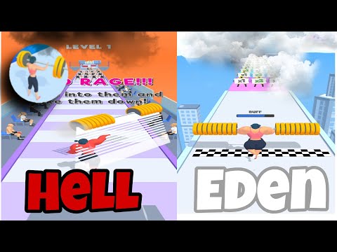 Weight Runner 3D GamePlay All Levels ios, Android Walkethrough New Update Level 1,3 poco x3 pro