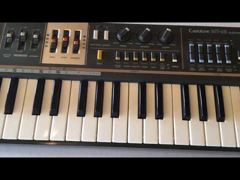 Casio Casiotone MT-68 Digital Keyboard Synthesizer Review - Electronic Synth Vintage Piano