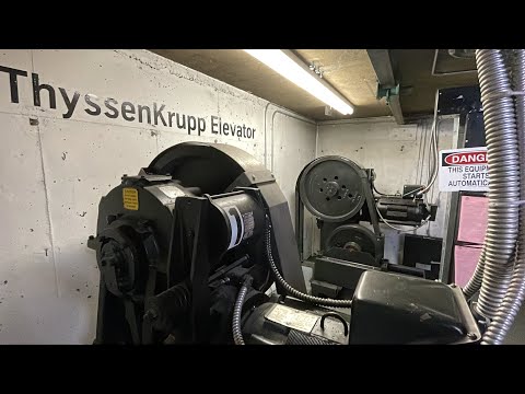 2003 ThyssenKrupp Elevator Machine Room
