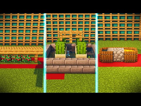 Minecraft | 3 Starter Farms in 60 Seconds | #Shorts