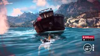 Just Cause 3 Explotions an Sinking Ships