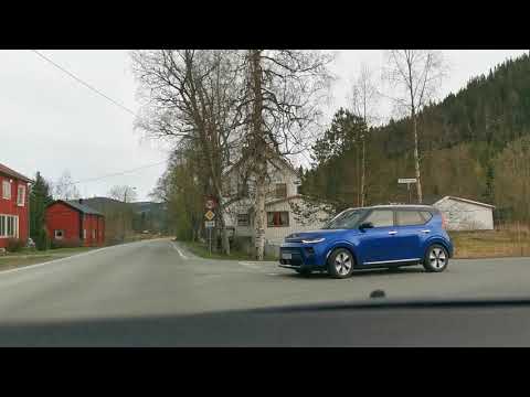 Cloudy day drive through Klæbu, Ler, Melhus and onto Orkanger. 21.05.20