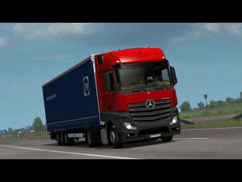 ETS2 Mercedes Actros Mp4 1845 Mažeikiai - Panevėžys