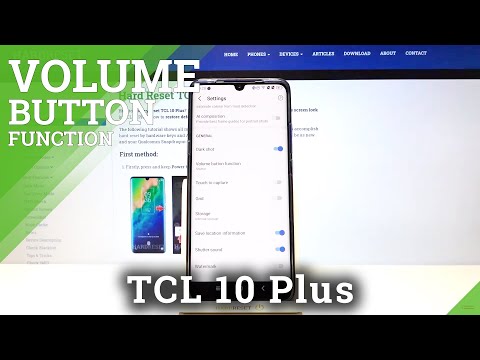 How to Change Volume Button Function in TCL 10 Plus – Find Camera Buttons Settings