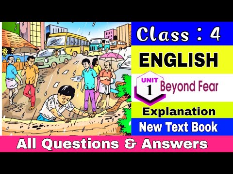 Class 4 English unit 1 Beyond Fear explanation & question answers/മലയാളത്തിൽ #class4 #class4english