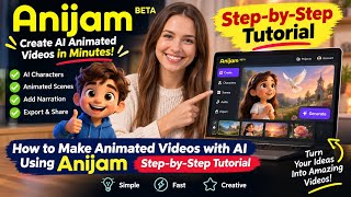AnijamでAIアニメーション動画を作る方法|ステップバイステップ解説チュートリアル 🎬✨ #anijam