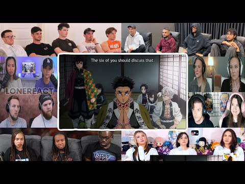 The Hashira Training Arc Begins Scene - Demon Slayer S4 Ep1 | Reaction Mashup
