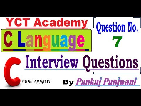 C Programming Interview Questions In Hindi Predict The Output 7