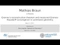 Mathias Braun - Gromov's reconstruction theorem and measured Gromov-Hausdorff convergence...