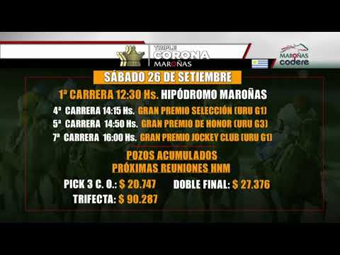 CARRERAS MARONAS 25 DE SETIEMBRE 2020 - WWW.MARONASONLINE.COM