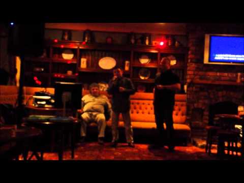 Kev & Brian singing Whispering Grass at the Black Horse.wmv